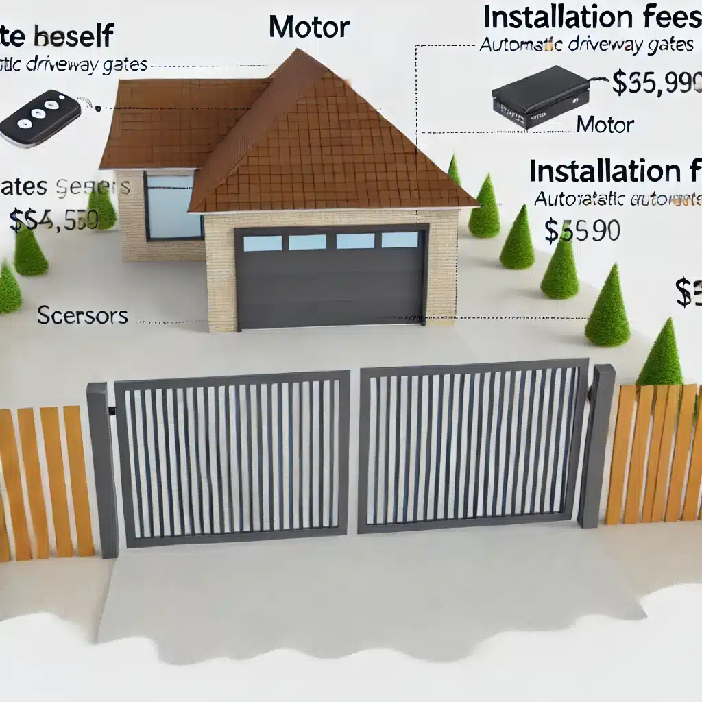 automatic driveway gates cost