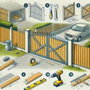 how to build a driveway gate