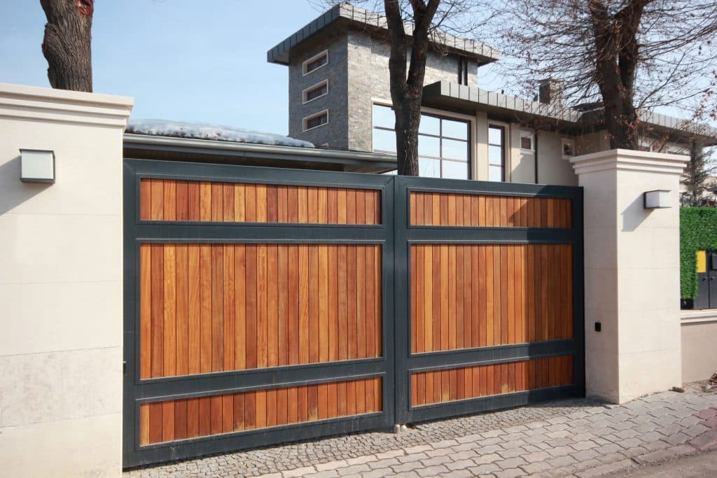 Wooden Electric Gates