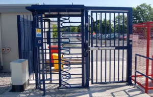 High-Security Pedestrian Gate for Commercial Property